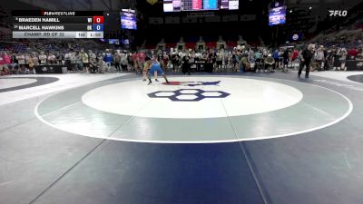 132 lbs Champ. Rd Of 32 - Braeden Hamill, WI vs Marcell Hawkins, OK