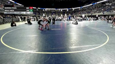 117 lbs Round Of 16 - Marissa Fogel, Northampton vs Molly Keck, Laurel