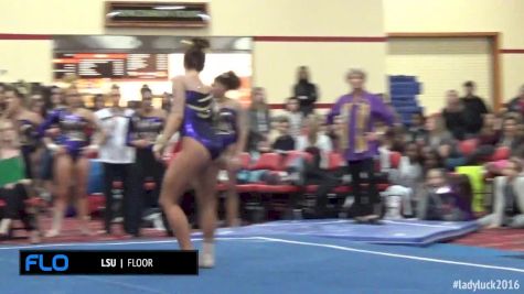 Ashleigh Gnat - Floor, LSU - LSU vs NC State