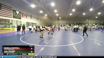 120 lbs Cons. Semi - Zuri Tavarez, Upper Valley Aces vs Danielle Romriell, Upper Valley Aces