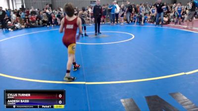 78 lbs 3rd Place Match - Aadesh Bassi, Canada vs Cylus Turner, NWWC