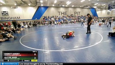 75 lbs Champ. Round 1 - Everett Hardey, Bonneville Wrestling Club vs Kutter Wade, Wasatch Wrestling Club