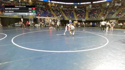 124 lbs Consy 4 - Kaylee Dayhoff, Susquenita vs Lily Joyce, General McLane