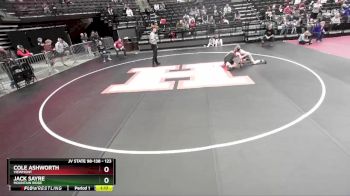 123 lbs Champ. Round 2 - Jack Sayre, Mountain Ridge vs Cole Ashworth, Viewmont
