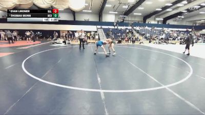 149 lbs 1st Place Match - Thomas Monn, McDaniel vs Evan Lindner, Washington And Lee