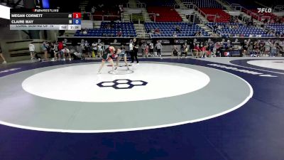 100 lbs Cons. Sub-rd Of 16 - Megan Cornett, AK vs Claire May, IN