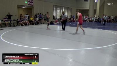 150 lbs Cons. Round 2 - Zander Wilson, Tough House Wrestling Club vs Garrett Jarvis, Niceville Wrestling Academy