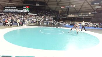Boys 2A 113 lbs Cons. Round 4 - Bentley Mattern, East Valley (Yakima) vs Xavier Mendez, Othello