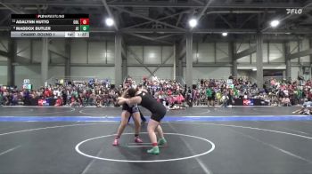 185 lbs Champ. Round 1 - Adalynn Hutto, Columbus vs Maddox Butler, Junction City