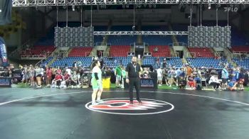 200 lbs Rnd Of 32 - Melanie Martinez, Iowa vs Kiara Ganey, Illinois