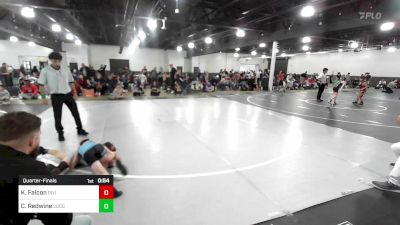 73 lbs Quarterfinal - Kyzer Falcon, Division Bell vs Camren Redwine, Juggernaut WC