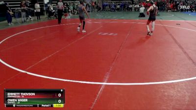 88 lbs Semis (4 Team) - Owen Wiger, Sartell vs Emmett Thovson, Farmington