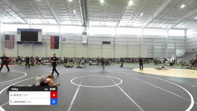 132 kg Quarterfinal - Jayden Autry, Cobra Kai vs Creek Johnson, Takedown Industries