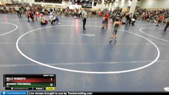 56 lbs Semifinal - Billy Roberts, MO vs Bowen Freisberg, KS