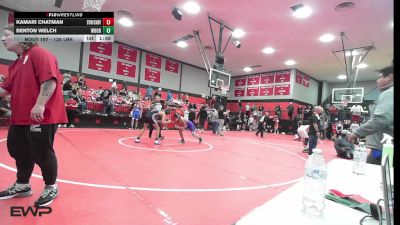 126 lbs Quarterfinal - Kamari Chatman, Bookert T Washington vs Benton Welch, Woodland Boys