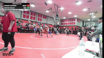 126 lbs Quarterfinal - Kamari Chatman, Bookert T Washington vs Benton Welch, Woodland Boys