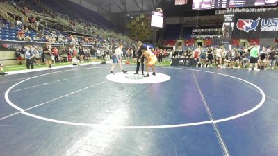 220 lbs Cons 32 #1 - Ryel DeLeon, Illinois vs Hayden Smith, Indiana