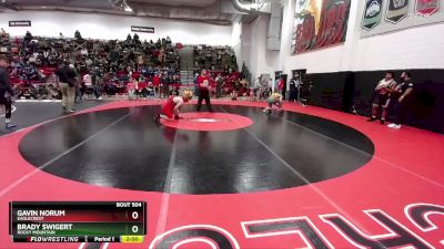 190 lbs Quarterfinal - Gavin Norum, Eaglecrest vs Brady Swigert, Rocky Mountain