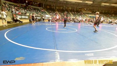 120 lbs Quarterfinal - Bode Bratsburg, Nebraska Boyz vs Hazen Crank, Raw Wrestling Club