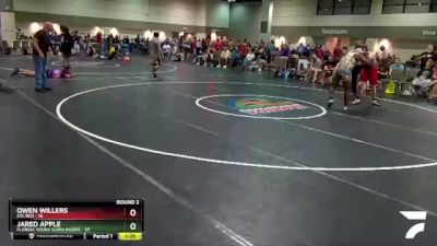 285 lbs Round 2 (6 Team) - Jared Apple, Florida Young Gunslingers vs Owen Willers, STL Red