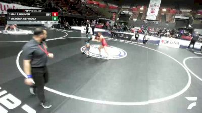 Cons. Round 5 - Maile Nguyen, Livermore Elite Wrestling Club vs Victoria Espinoza
