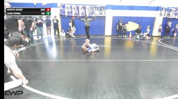 43 lbs Rr Rnd 3 - Hutch Akins, Beggs Youth Wrestling Program vs Liam Orrel, Berryhill Wrestling Club