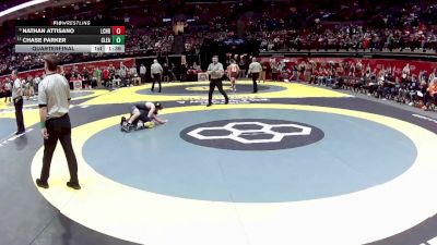 D3-132 lbs Quarterfinal - Nathan Attisano, Legacy Christian vs Chase Parker, Clearview