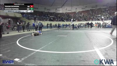 61 lbs Consi Of 16 #2 - Teagan Eichhorn, Vinita Kids Wrestling vs Stetson Topping, Smith Wrestling Academy