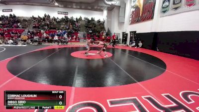 132 lbs Cons. Semi - Diego Sirio, Mountain View vs Cormac Loughlin, Rocky Mountain