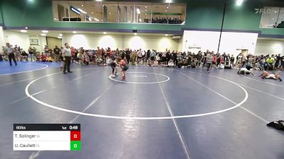 80 lbs Consi Of 8 #2 - Tobias Solinger, IA vs Uriah Caullett, FL