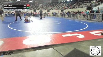 128 lbs Consi Of 4 - Jack Lucas, Sapulpa Jr High vs Dane Lashbrook, Norman North