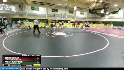 180 lbs 1st Place Match - Benet Giesler, Thunder Wrestling Club vs Ayden Bohannon, Coyote Wrestling Club