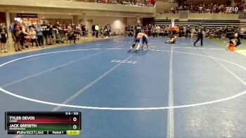 102 lbs Champ. Round 1 - Tyler DeVos, Canby vs Jack Greseth, Minnewaska