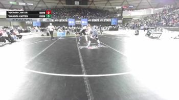 Boys 1B/2B 157 1st Place Match - Gavvin Carter, Newport vs Dakota Katzer, Jenkins (Chewelah)