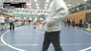 126 lbs Cons. Round 5 - Damian Arreola, Granite Hills vs Sid Cohen, Rancho Bernardo
