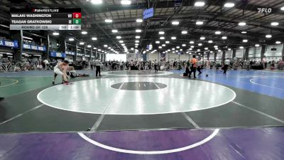 182 lbs Round Of 128 - Malaki Washington, WV vs Teagan Gratkowski, DE