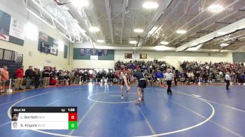 220 lbs Round Of 16 - Luke Bartlett, Newport vs Ben Kilgore, Milford