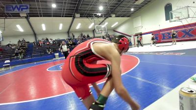 106 lbs Consolation - Ryan Horton, Jenks Middle School Boys vs Gage Pope, Verdigris JH