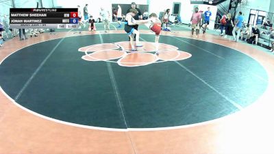 94 lbs Cons. Round 1 - Matthew Sheehan, Burnett Trained Wrestling vs Jonah Martinez, Midwest Regional Training Center