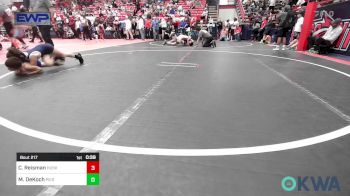 64-70 lbs Consolation - Carson Reisman, Husky WC vs Miles DeKoch, Piedmont