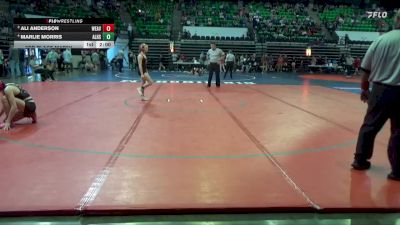 1-5A 107 3rd Place Match - ALI ANDERSON, Weaver vs Marlie Morris, Alexandria HS