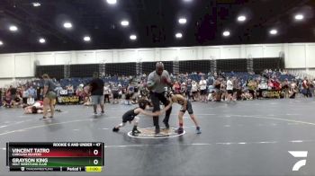 47 lbs Round 5 - Grayson King, Holt Wrestling Club vs Vincent Tatro, Carolina Reapers