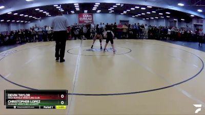 63 lbs Cons. Round 3 - Christopher Lopez, Scanlan Wrestling Academy vs Devin Taylor, Wild Buffalo Wrestling Club