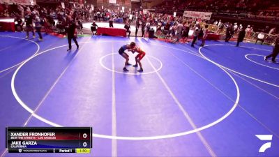 106 lbs Round 2 - Xander Fronhofer, Beat The Streets - Los Angeles vs Jake Garza, California