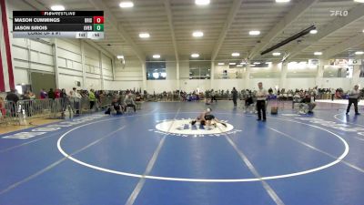 60 lbs Consi Of 8 #1 - Mason Cummings, Bristol vs Jason Sirois, Overcomer Training Center