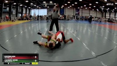 105 lbs Rd# 4- 2:00pm Friday Final Pool - Kayden Kim, Cali Red vs Camden Hook, Minion Black