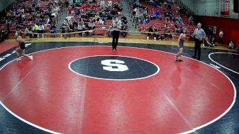 80 lbs 1st Place Match - Daniel Parsons, Plum Middle School vs Sebastian Shine, Greater Latrobe