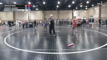 150 lbs Consi Of 4 - Nicholas Tapia, Gladiator Wrestling vs Gregory Jackson, Team Phoenix