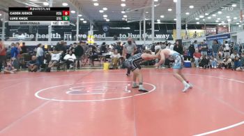 154 lbs Semifinal - Caden Judice, Prestige Worldwide Blue - HSC vs Luke Knox, Steller Trained Embo - HSC