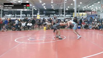 154 lbs Semifinal - Caden Judice, Prestige Worldwide Blue - HSC vs Luke Knox, Steller Trained Embo - HSC